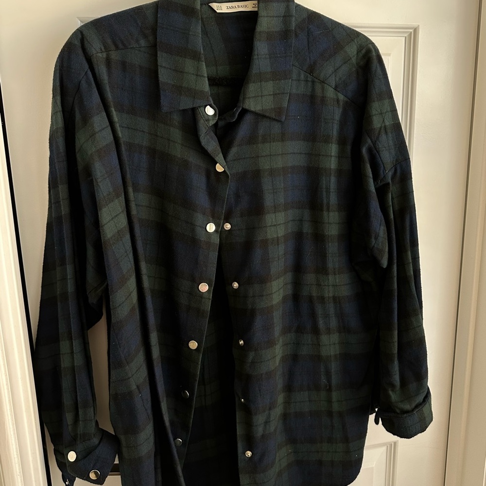 Zara flannel shirt